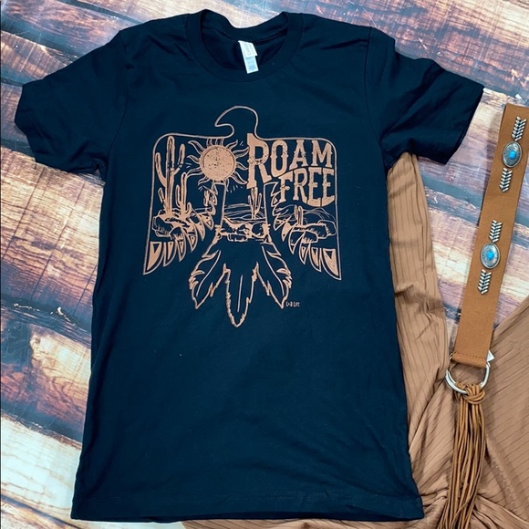 LAST! Roam Free Desert Vibes Tee Shirt - Picture 3 of 5